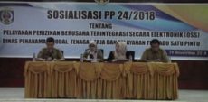 DPMTK-PTSP Sosialisasi PP Nomor 24 tahun 2018