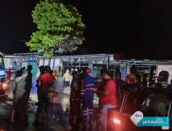 Diduga Korsleting Listrik, 3 Rumah di Bontang Kuala Terbakar