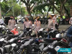 Belum genap Seminggu Operasi Bali, Satlantas Polresta Samarinda Amankan Puluhan Kendaraan