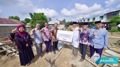 Tingkatkan Fasilitas Pendidikan Keagamaan, Pupuk Kaltim Salurkan Bantuan Pembangunan Musala SD 2 Muhammadiyah Bontang