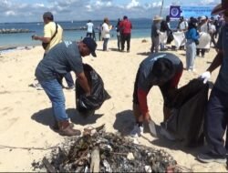 Peringati May Day dan Aksi Nyata Peduli Lingkungan, Polres Bontang bersama Manajemen Indominco Mandiri Gelar bersih Pesisir Beras Basah