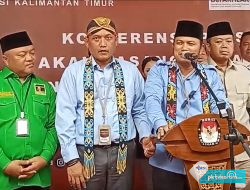 Rudy Mas’ud dan Seno Aji Resmi Mendaftar ke KPU Kaltim dengan Dukungan 12 Parpol