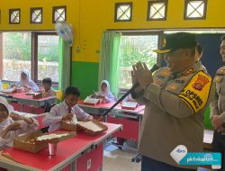 Polres Kutai Kartanegara Luncurkan Program Makan Sehat dan Bergizi Gratis untuk Ratusan Siswa SD