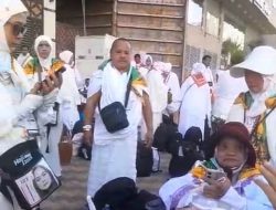 Persiapan Keberangkatan Jamaah Haji Kloter 16 BPN Menuju Arafah