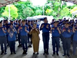 Wali Kota Bontang Pimpin Apel dan Berikan Arahan kepada Personel Damkar Bontang