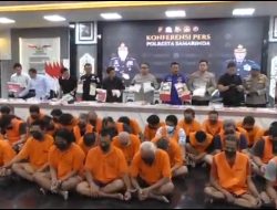 66 Tersangka Diamankan, Polresta Samarinda Ungkap 46 Kasus Narkotika