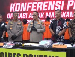 Polres Bontang Ungkap Peredaran Narkotika, 10 Orang Ditangkap Bersama Barang Bukti 96,97 Gram Sabu