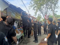 Teguran Tak Digubris, Tim Gabungan Tertibkan 84 Lapak PKL Pasar Rawa Indah