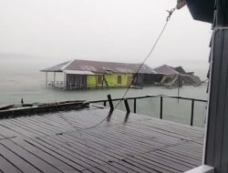 Diterjang Hujan dan Angin Kencang, Bangunan Roboh di Bontang Kuala