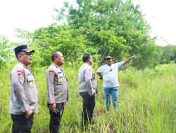 Kapolresta Samarinda Tinjau Lahan Penanaman Jagung Serentak Kuartal IV di Wilayah Sungai Pinang