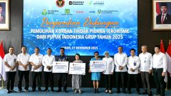 Dukung Pemulihan Korban Terorisme, Pupuk Kaltim Salurkan Bantuan Psikososial Rp340 Juta