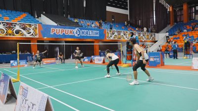 Seluruh Partai Semifinal PUPUK KALTIM OPEN SIRNAS C 2025 Digelar Hari Ini, Puluhan Nomor Pertandingan Warnai GOR Pupuk Kaltim