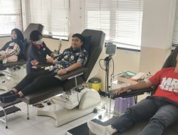 Kesbangpol dan PMI Kota Bontang Gelar Jumat Bersih dan Donor Darah Bersama Ormas