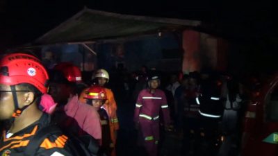 Kebakaran Hebat Hanguskan 3 Rumah di Samarinda