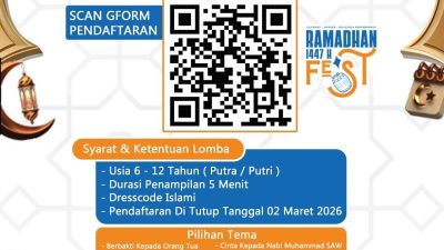 Lomba Pildacil Ramadhan Fest 1447 H Telah Dibuka, Asah Bakat Si Kecil di Panggung Dakwah