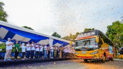 Mudik Aman Berbagi Harapan, Pupuk Kaltim Fasilitasi 372 Pemudik Lewat Jalur Darat