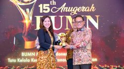 Dorong Pertumbuhan Bisnis Berkelanjutan, Pupuk Kaltim Raih Platinum Anugerah BUMN 2026