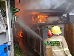 Kebakaran Hanguskan 6 Bangunan di Lambung Mangkurat, 38 Warga Terdampak
