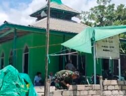TNI dan Warga Bersatu, TMMD Ke-128 Wujudkan Kenyamanan Ibadah di Mushola Al Ikhlas, Desa Tanjung Limau