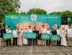 Libatkan Karyawan, Pupuk Kaltim Salurkan Hewan Kurban untuk Ribuan Penerima Manfaat di Bontang