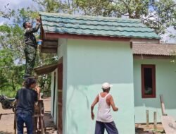 Masuki Tahap Finishing, Satgas TMMD Percepat Penyelesaian MCK untuk Warga Anggana