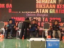 Bakti Kesehatan Warnai Penutupan TMMD Ke-128 Kodim 0908/Bontang, Warga Padati Layanan Gratis