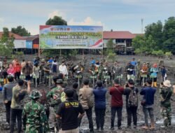 Tim Wasev PJO TMMD Tinjau Progres TMMD ke-129 di Bontang dan Ikut Serta Penanaman Mangrove di Tanjung Laut Indah