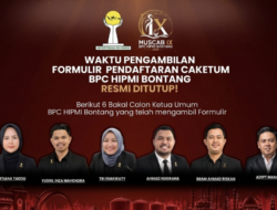 Enam Kader Ambil Formulir, Perebutan Kursi Ketua HIPMI Bontang Dimulai