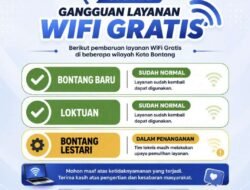 WiFi Gratis di Bontang Baru dan Loktuan Pulih, Bontang Lestari Masih Penanganan