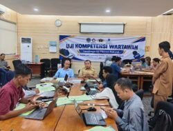 PWI Bontang Gelar Uji Kompetensi Wartawan, Wawali Agus Haris Tekankan Integritas dan Independensi Pers